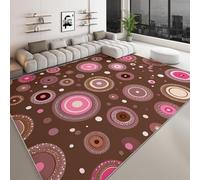 Tappeto Lavabile In Lavatrice 140 x 200 cm, Tappeto Antiscivolo E Antipelo Bohémien Geometrico Blocchi Colore Motivo - Corridore Morbido Moda Retrò per Soggiorno Camera da Letto Sala da Pranzo Cucina