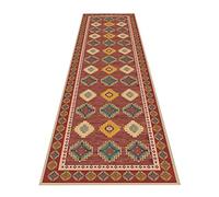 Tappeto Lungo Hall, Cuttable Backing Antiscivolo Area Tappeti Insonorizzato Anti-Static Soft Lavabile per Interno Soggiorno Ingresso, Pile 0.6Cm/a/60X800Cm