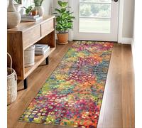 Tappeto lungo per corridoio, 100 x 250 cm, lavabile, antiscivolo, per cucina, soggiorno, camera da letto, lavanderia, corridoio, decorazione per la casa