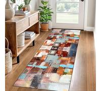 Tappeto lungo per corridoio, 110 x 280 cm, lavabile, antiscivolo, per cucina, soggiorno, camera da letto, lavanderia, resistente, decorazione per la casa