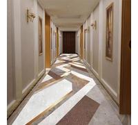 Tappeto Lungo Per Corridoio, 1m 150cm 2m 250cm 3m 350cm 4m 5m 600cm Tappeto Per Corridoi Per Ingresso Stretto Extra Lungo, Tappetino Lavabile Antiscivolo per Scale Hall Hotel ( Size : 100×400cm )