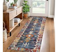 Tappeto lungo per corridoio, 50 x 400 cm, lavabile, antiscivolo, per cucina, corridoio, soggiorno, camera da letto, lavanderia, decorazione per la casa