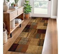 Tappeto lungo per corridoio, 90 x 100 cm, lavabile, antiscivolo, per cucina, soggiorno, camera da letto, lavanderia, versatile come decorazione per la casa