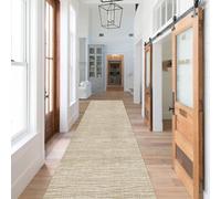 Tappeto Lungo per Corridoio Beige 1,5 m 2 m 2,5 m 3 m 3,5 m 4 m 4,5 m 5 m 6 m Tappeto Passatoia Stretto con Retro in Gomma Antiscivolo Tappetino Lavabile per Ingresso Ingresso Cucina ( Size : 100×150c
