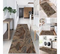 Tappeto lungo per corridoio, larghezza 60100 cm, facile da pulire, ideale per corridoi e salotti (70 x 400 cm) elegante e decorativo