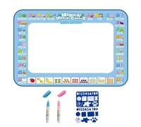 Tappeto Magico Per Disegnare Con Acqua Per Bambini 1-6 Anni - Lavagna Riutilizzabile Senza Macchie | Design Educativo Con Lettere E Frutta | Per Gioco Di Gruppo E Istruzione Domiciliare