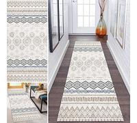 Tappeto marocchino antiscivolo, moderno, lavabile, per corridoio, tappeto lungo per cucina, camera da letto, soggiorno, balcone, larghezza da 60 cm a 120 cm