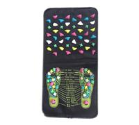 Tappeto Massaggiante per Piedi 70x35cm in Cuoio e PP | Stimolazione Agopressione, Sollievo Dalla Pressione, per Uso Interno e Yoga, Relax Domestico