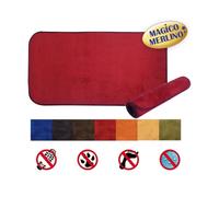 TAPPETO MERLINO MAGICO ANTISCIVOLO MICROFIBRA ZEBINO LAVABILE 50X80 O 40x70cm