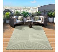 Tappeto Mia's "Zoey" - tappeto di alta qualità per il soggiorno e la camera da letto - verde - in 80 x 250 cm in polipropilene