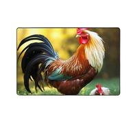 Tappeto moderno 91 x 61 cm, in peluche corto ultra morbido, lavabile, antiscivolo, grazioso tappeto da cucina, per soggiorno, camera da letto, ufficio, dormitorio, decorazione per la casa