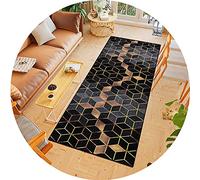 Tappeto Moderno A Pelo Corto 50x140cm Tappeto Ingresso Esterno Antimacchia Facilmente Lavabile per Soggiorno, Corridoio, Cucina