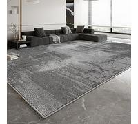 Tappeto moderno astratto grigio, 300 x 450 cm, morbido tappeto antiscivolo per soggiorno, camera da letto, sala da pranzo, ufficio, cucina e sala giochi, elegante decorazione per la casa