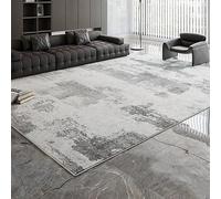 Tappeto moderno astratto grigio morbido antiscivolo per soggiorno, camera da letto, sala da pranzo, cucina, ufficio e sala giochi, 120 x 160 cm, elegante decorazione per la casa