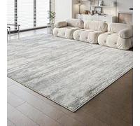 Tappeto moderno astratto grigio, morbido, antiscivolo, per soggiorno, camera da letto, sala da pranzo, ufficio, cucina, sala giochi, 120 x 200 cm, elegante arredamento per la casa