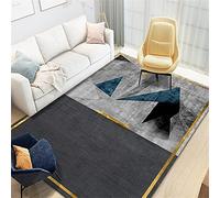 Tappeto moderno in velluto in stile nordico per soggiorno e camera da letto, tappeto semplice per tavolo centrale, tappetino da ufficio, 140 x 200 cm, decorazione per la casa morbida ed elegante