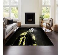 Tappeto Moderno Lionel Messi Per Soggiorno, Cameretta Dei Bambini, A Pelo Corto, Lavabile, Antiscivolo, Per Auto (Messi 01,120x160cm)