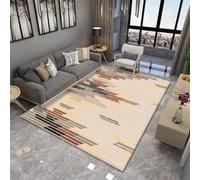 Tappeto moderno multicolore 200 x 260 cm per camera da letto, soggiorno, corridoio, elegante decorazione per divano, tappeto contemporaneo per sala da pranzo e spazi salotto