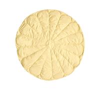 Tappeto moderno per bambini a forma di fiore trapuntato in cotone 110 x 110 cm A