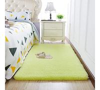 Tappeto moderno shaggy, 160 x 60 cm, super morbido, antiscivolo, a pelo lungo, ideale per soggiorno e camera da letto, arredamento elegante per la casa e design accogliente
