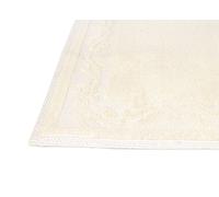 Tappeto Morbido Da Casa Per Bagno/Cucina In Tinta Unita Dis. Annette Panna