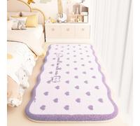 Tappeto Morbido e Antiscivolo per Decorare Cameretta Bambina, Disegni di Gatti a Quadri a Righe Farfalla, Soffici e Antiscivolo Tappeti per Soggiorni, Camere da Letto e Corridoi, 60x180 cm, Color 6