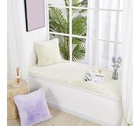Tappeto morbido e soffice a pelo lungo, per camera da letto, antiscivolo, per interni, perfetto per adolescenti, cameretta dei bambini, soggiorno, finestra a golfo, 90 x 180 cm, decorazione