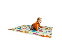 Tappeto Morbido per Bambini 120x90x0,8 cm Pieghevole Foresta Multicolore