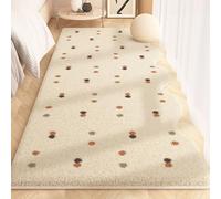 Tappeto Morbido Per Camera Da Letto, Soggiorno, Sala Da Pranzo, Cucina, Tappeto Di Forma Irregolare In Finta Lana, Tappetino Da Bagno, Tappetino Per Tavolino Da Salotto(Pattern D,40cmx60cm)