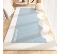 Tappeto Morbido Per Camera Da Letto, Soggiorno, Sala Da Pranzo, Cucina, Tappeto Di Forma Irregolare In Finta Lana, Tappetino Da Bagno, Tappetino Per Tavolino Da Salotto(Pattern G,40cmx60cm)