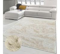 Tappeto morbido per la Camera da Letto - bello e soffice - colore beige, 200x280 cm