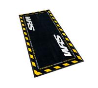 TAPPETO MOTO RETTANGOLARE ORIGINALE WRS CON LOGO E LINEA GIALLA