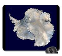 Tappeto Mouse, Antarctica South Pole Continent Aerial View Tampone per Mouse Confortevole Tappetino Mouse Bordi Cuciti Tappetini per Il Mouse per Laptop Notebook 25X30Cm