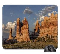 Tappeto Mouse, Landscape Panorama Rock Stone Doll House Tampone per Mouse Confortevole Tappetino per Mouse Antipolvere Mousepad per Pc Casa 25X30Cm