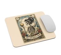 Tappeto Mouse Softball Mom Tarot Card Skeleton Mama Graphic Tappetini