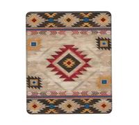 Tappeto Mouse, Southwest Native American Retro Aztec Pattern Tappetino Mouse Confortevole Tappetino Mouse Gaming Antipolvere Tappetino da Gaming per Laptop Ufficio 25X30Cm