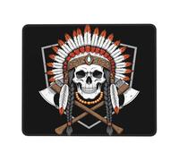 Tappeto Mouse Tribal Skull Headdress Native American Inspired Tappetino