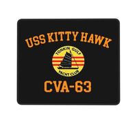 Tappeto Mouse, USS Kitty Hawk Cva 63 Tampone per Mouse Pratica Mousepad Antisfilacciamento Mouse Pad per Notebook Gaming 25X30Cm