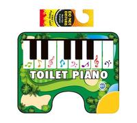 Tappeto musicale per pianoforte in toilette - Carta per pianoforte igienica | Carto di elettronica del bagno | Punta di punta con il tappetino per pianto vasino da vasino musicale di punta di piedi