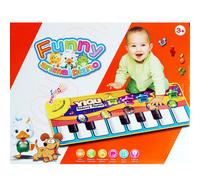 TAPPETO MUSICALE Pianoforte Tastiera Bambino con animali Touch Musica pianola