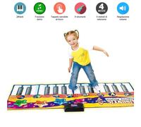 Tappeto Musicale Tastiera Pavimento Bambini 8 Strumenti con Registrazione e Demo