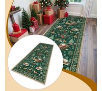 Tappeto natalizio da 63x20 pollici, regalo di Natale per bagno, ingresso,