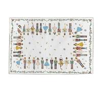 Tappeto natalizio - Tappeto da interno per Natale, con albero di fiocchi di neve e renna, per camera da, residenza studentesca, appartamento, divano laterale