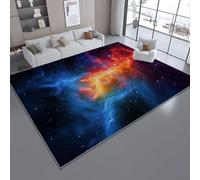Tappeto Nebulosa Astrazione Universo Soggiorno Antiscivolo Lavabile Pelo Corto Effetto Stampato Colore estivo, rilassante, fondo per cucina, soggiorno 160x230