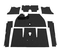Tappeto nero per Volkswagen Maggiolino 1302 Berlina (08/1970-07/1972), senza ...