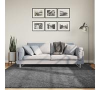 Tappeto OVIEDO a Pelo Corto Antracite 200x200 cm
