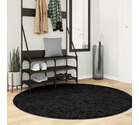 Tappeto OVIEDO a Pelo Corto Nero Ø 160 cm
