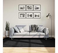 Tappeto OVIEDO a Pelo Corto Nero 160x230 cm