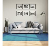 vidaXL Tappeto Oviedo a Pelo Corto Turchese 160x230 cm