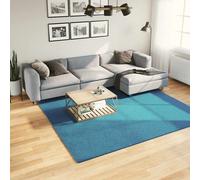 Tappeto OVIEDO a Pelo Corto Turchese 240x240 cm